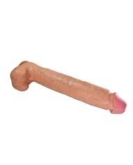 PRETTY LOVE RAEL DILDO REALISTICO FLEXIBLE CON VENTOSA 40 CM O 6 CM MARRON