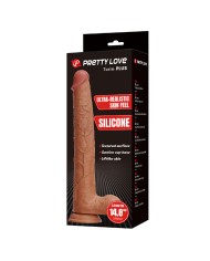 PRETTY LOVE TERIN PLUS DILDO REALISTICO CON VENTOSA 376 CM O 55 CM