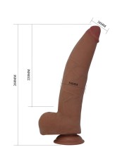 PRETTY LOVE ULRIC DILDO REALISTICO FLEXIBLE 26 CM O 55 CM TPE MARRON