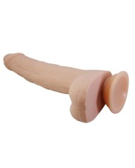 PRETTY LOVE MILES DILDO VIBRADOR CON EMPUJE Y ROTACION CONTROL REMOTO 235 CM O 48 CM COLOR NATURAL