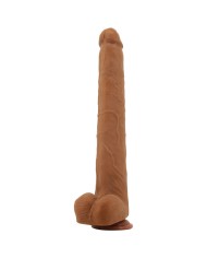 PRETTY LOVE VIGGO DILDO REALISTA TACTO SUAVE CON PIEL DESLIZANTE 365 CM MARRON