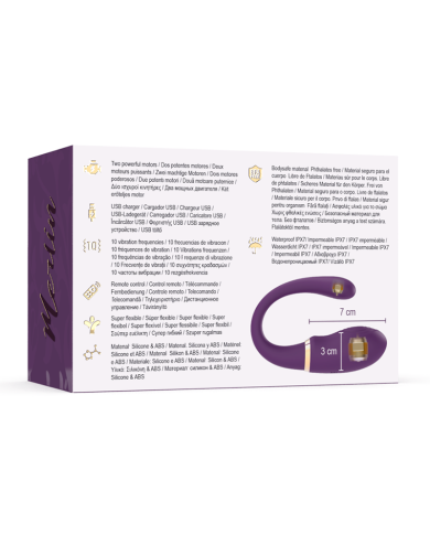 TREASURE MERLIN DOUBLE COUPLE VIBRATOR CONTROL REMOTO TREASURE MERLIN DOUBLE COUPLE VIBRATOR CONTROL REMOTO