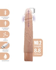 PRETTY LOVE KESSLER DILDO VIBRADOR REALISTA 10 MODOS DE VIBRACION Y 10 DE EMPUJE 22 CM NATURAL