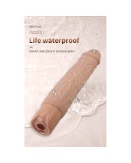 PRETTY LOVE KESSLER DILDO VIBRADOR REALISTA 10 MODOS DE VIBRACION Y 10 DE EMPUJE 22 CM NATURAL