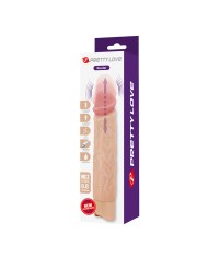 PRETTY LOVE KESSLER DILDO VIBRADOR REALISTA 10 MODOS DE VIBRACION Y 10 DE EMPUJE 22 CM NATURAL