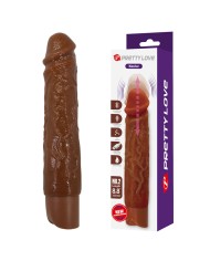 PRETTY LOVE KESSLER DILDO VIBRADOR REALISTA 10 MODOS DE VIBRACION Y 10 DE EMPUJE 22 CM MARRON