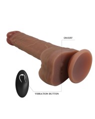 PRETTY LOVE JONATHAN VIBRADOR REALISTICO CON EMPUJE MARRON CONTROL REMOTO