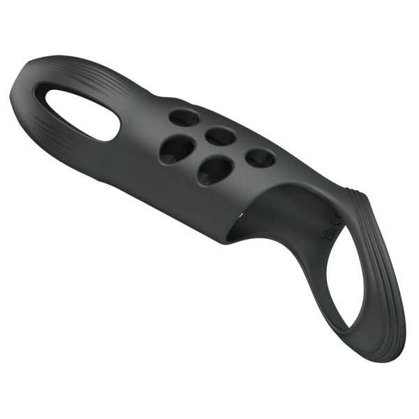PRETTY LOVE CRAIG ANILLO PARA PENE VIBRADOR RECARGABLE NEGRO
