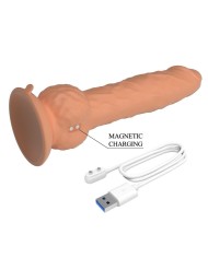 PRETTY LOVE EREN DILDO VIBRADOR CON EMPUJE 205 CM O 45 CM COLOR NATURAL