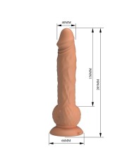 PRETTY LOVE EREN DILDO VIBRADOR CON EMPUJE 205 CM O 45 CM COLOR NATURAL