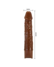 PRETTY LOVE LEONARDO VIBRADOR REALISTICO 20 CM O 4 CM COLOR MARRON