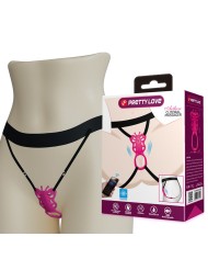 PRETTY LOVE BUTTERFLY MASAJEADOR TANGA APP CONTROL ROSA