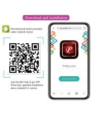 PRETTY LOVE HAZELYNN MASAJEADOR APP CONTROL 12 FUNCIONES ROSA