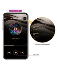 PRETTY LOVE HAZELYNN MASAJEADOR APP CONTROL 12 FUNCIONES ROSA