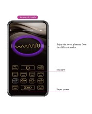 PRETTY LOVE HAZELYNN MASAJEADOR APP CONTROL 12 FUNCIONES ROSA