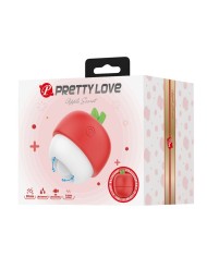 PRETTY LOVE ESTIMULADOR CLITORAL CON EFECTO LENGUA RECARGABLE ROJO