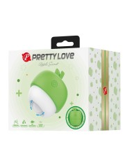 PRETTY LOVE ESTIMULADOR CLITORAL CON EFECTO LENGUA RECARGABLE VERDE