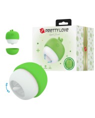 PRETTY LOVE ESTIMULADOR CLITORAL CON EFECTO LENGUA RECARGABLE VERDE