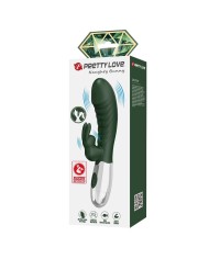 PRETTY LOVE VIBRADOR RABBIT NAUGHTY BUNNY 30 FUNCIONES RECARGABLE USB VERDE