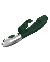 PRETTY LOVE VIBRADOR RABBIT NAUGHTY BUNNY 30 FUNCIONES RECARGABLE USB VERDE