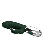 PRETTY LOVE VIBRADOR RABBIT NAUGHTY BUNNY 30 FUNCIONES RECARGABLE USB VERDE