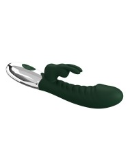 PRETTY LOVE VIBRADOR RABBIT NAUGHTY BUNNY 30 FUNCIONES RECARGABLE USB VERDE