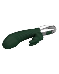 PRETTY LOVE VIBRADOR RABBIT NAUGHTY BUNNY 30 FUNCIONES RECARGABLE USB VERDE