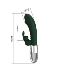 PRETTY LOVE VIBRADOR RABBIT NAUGHTY BUNNY 30 FUNCIONES RECARGABLE USB VERDE