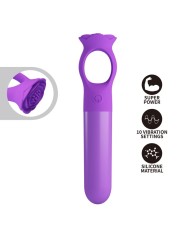 PRETTY LOVE GIANA MINI MASAJEADOR VIBRADOR RECARGABLE MORADO