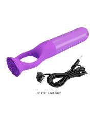 PRETTY LOVE GIANA MINI MASAJEADOR VIBRADOR RECARGABLE MORADO