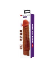 PRETTY LOVE DUKE VIBRADOR REALISTICO 235 CM O 48 CM COLOR MARRON