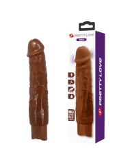 PRETTY LOVE DUKE VIBRADOR REALISTICO 235 CM O 48 CM COLOR MARRON