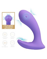 PRETTY LOVE ANDROMEDA VIBRADOR DE DOBLE ESTIMULACION RECARGABLE MORADO