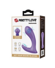PRETTY LOVE ANDROMEDA VIBRADOR DE DOBLE ESTIMULACION RECARGABLE MORADO