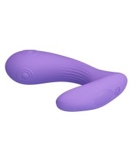 PRETTY LOVE ANDROMEDA VIBRADOR DE DOBLE ESTIMULACION RECARGABLE MORADO