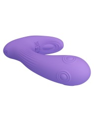 PRETTY LOVE ANDROMEDA VIBRADOR DE DOBLE ESTIMULACION RECARGABLE MORADO