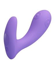 PRETTY LOVE ANDROMEDA VIBRADOR DE DOBLE ESTIMULACION RECARGABLE MORADO