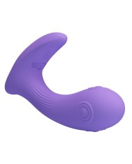PRETTY LOVE ANDROMEDA VIBRADOR DE DOBLE ESTIMULACION RECARGABLE MORADO