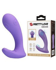 PRETTY LOVE ANDROMEDA VIBRADOR DE DOBLE ESTIMULACION RECARGABLE MORADO