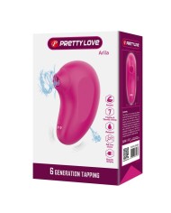 PRETTY LOVE ARILA SUCCIONADOR DE CLITORIS CON VIBRACION RECARGABLE ROSA