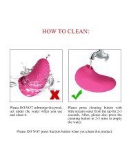 PRETTY LOVE ARILA SUCCIONADOR DE CLITORIS CON VIBRACION RECARGABLE ROSA