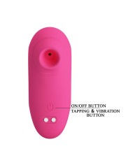 PRETTY LOVE ARILA SUCCIONADOR DE CLITORIS CON VIBRACION RECARGABLE ROSA
