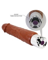 PRETTY LOVE PRO VIBRADOR REALISTICO 235 CM O 48 CM COLOR MARRON