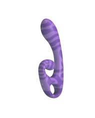 PRETTY LOVE SUMMER VIBRADOR DOBLE CON ASA 19 CM O 35 CM MORADO