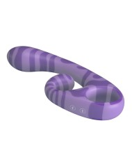 PRETTY LOVE SUMMER VIBRADOR DOBLE CON ASA 19 CM O 35 CM MORADO