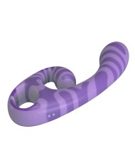 PRETTY LOVE SUMMER VIBRADOR DOBLE CON ASA 19 CM O 35 CM MORADO