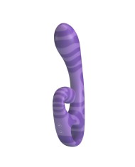 PRETTY LOVE SUMMER VIBRADOR DOBLE CON ASA 19 CM O 35 CM MORADO