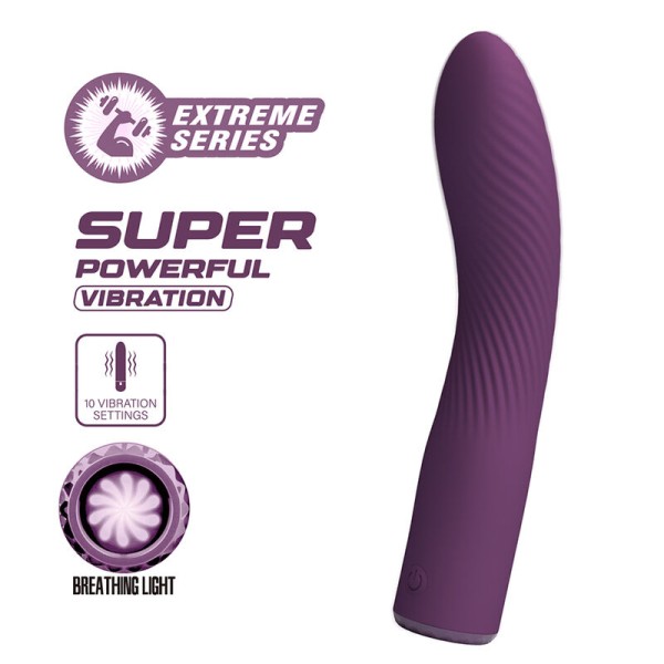 PRETTY LOVE KISSELL VIBRADOR RECARGABLE 10 FUNCIONES MORADO