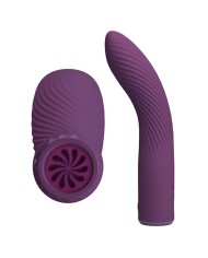 PRETTY LOVE KISSELL VIBRADOR RECARGABLE 10 FUNCIONES MORADO