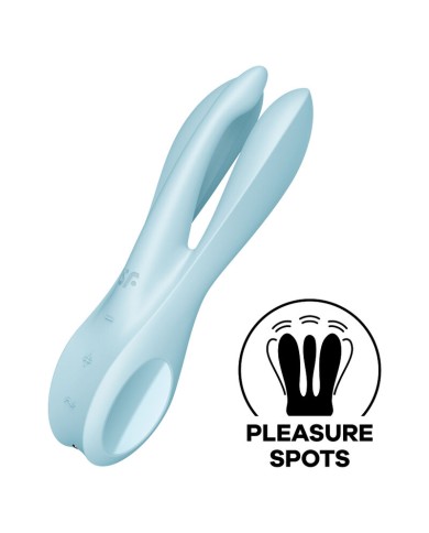 SATISFYER THREESOME 1 VIBRADOR AZUL SATISFYER THREESOME 1 VIBRADOR AZUL